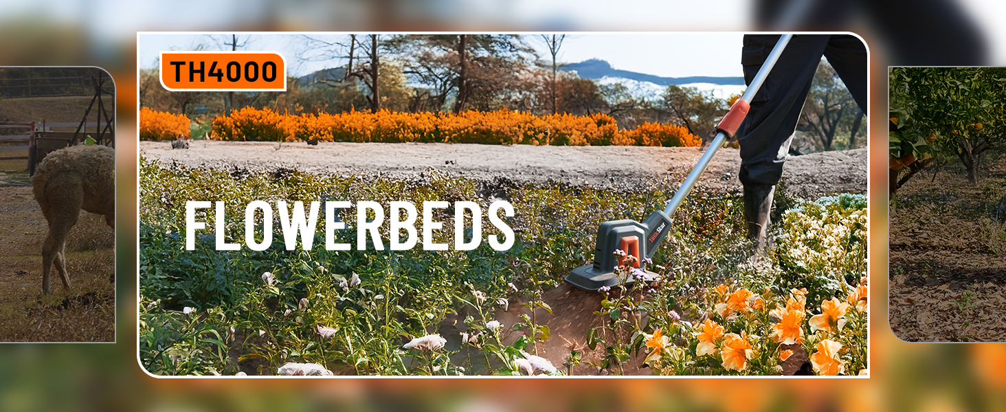 cordless electric tiller garden tiller power tillers cordless cultivator electric rototiller