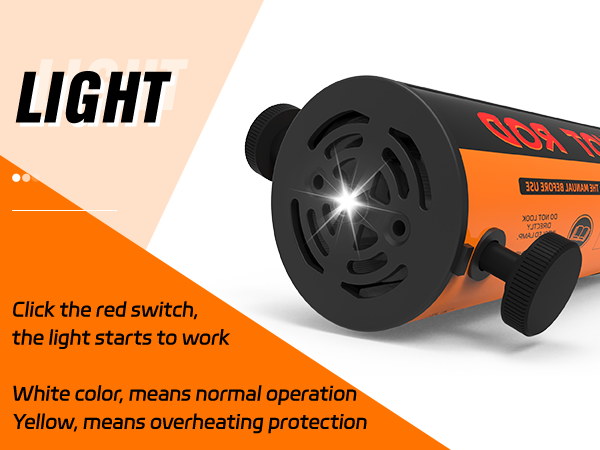 magnetic induction heater light