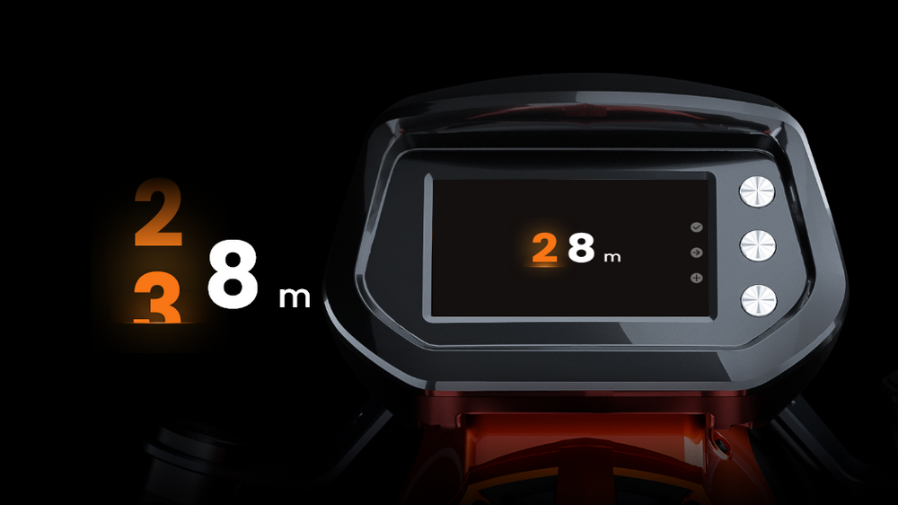 a screen with numbers and text
