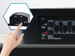 Product Introduction of 10 Inch 800W Car Subwoofer,Slim Under Seat Car Subwoofer Powered, High/Low Level Input, Car/Truck Car Audio Subwoofer Sub Built in Amplifier 22