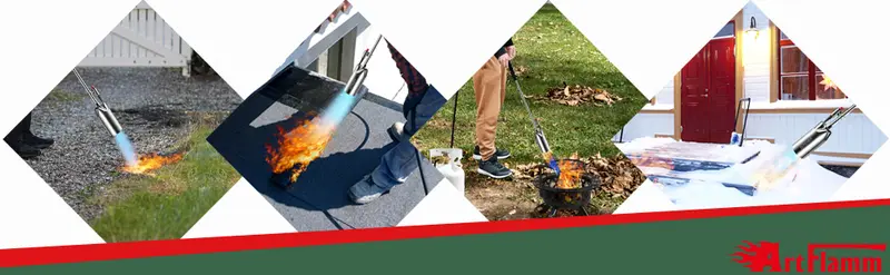 Product Introduction of ARTFLAMM Springtok Propane Torch Weed Burner Kit with Storage Bag, Weed Torch with 10 FT Hose, Self Igniter Weed Flame Torch for Fire Pit, Roofing 1