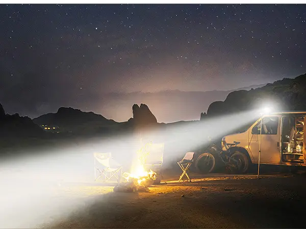 Product Introduction of Partsam Remote Control LED Searchlight for Cars Off Road Pickup Trucks - Powerful Illumination 6