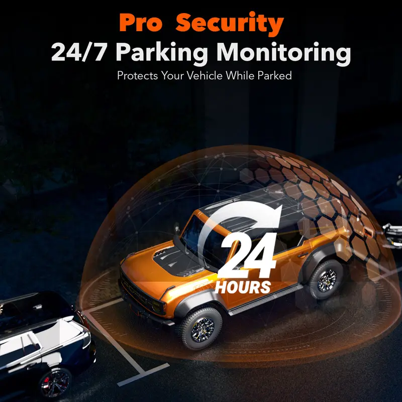 Product Introduction of WOLFBOX G900Pro 12MP WiFi Touch Screen Smart Rear View Mirror Dash Cam with 8MP IMX678 Sensor and Enhanced Low-Light Sensitivity FathersDayGift 15