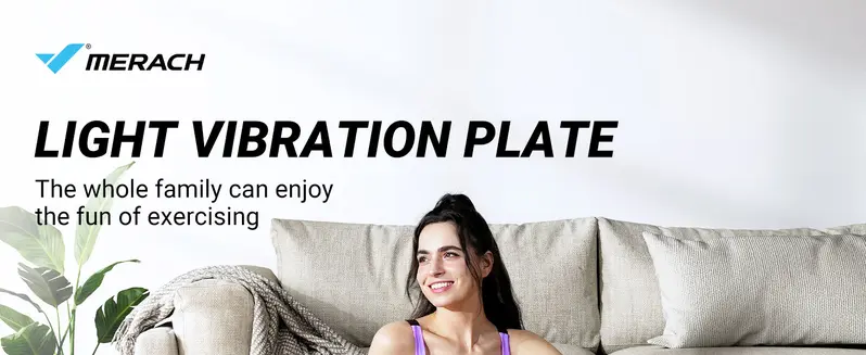 Product Introduction of Dealsforyoudays MERACH Light Vibration Plate Exercise Machine with Bluetooth & Light , Lymphatic Drainage Machine, Whole Body Workout Vibration Platform for Fitness 3