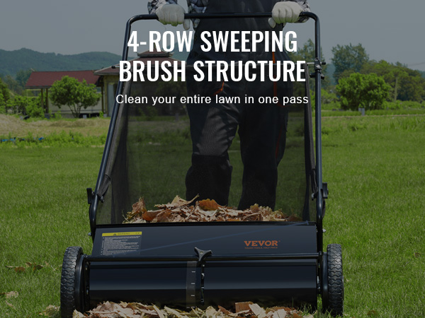 lawn sweeper push