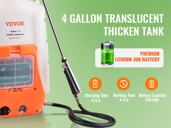 battery operated backpack sprayer
