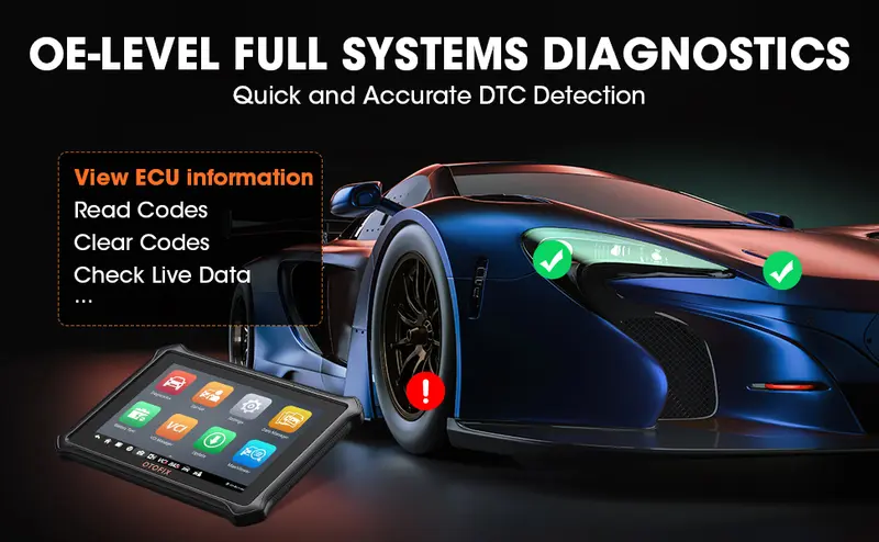 Product Introduction of Autel OTOFIX D1 Lite OBD2 Scanner Bidirectional Scan Tool with 2-Year Updates, 38+ Reset Services, Key Programming, Active Test, CANFD&DOIP, Active Test CANFD&DOIP, AutoVIN 11