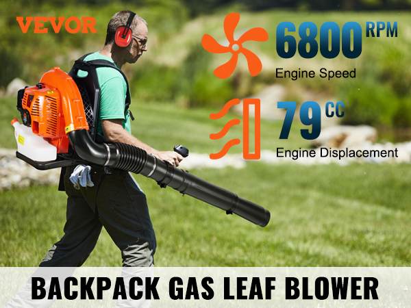 gas leaf blower