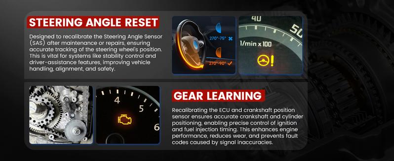 Product Introduction of ANCEL DS100 OBD2 Scanner, Code Reader, Engine/Transmission/ABS/SRS Diagnostic Tool with 7 Special Functions, Touch Screen, and Lifetime Free Updates. 6