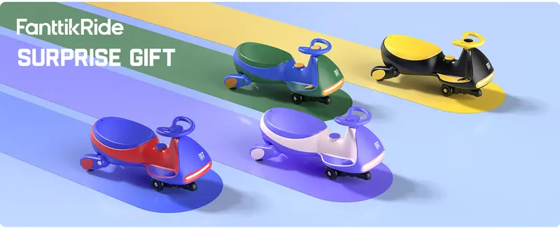 Product Introduction of FanttikRide N7 Electric Wiggle Car with Pedal, Ride on Toy 13